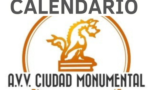 CALENDARIO AVV CIUDAD MONUMENTAL