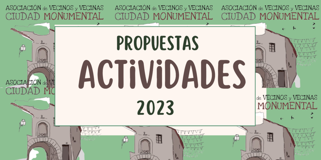 PROPUESTA ACTIVIDADES ACTIVIDADES 2023